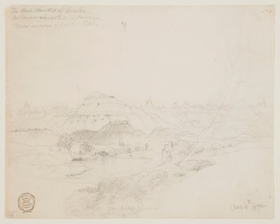 De dårlige landene i Dakota av Thomas Moran