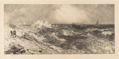Det mye rungende havet av Thomas Moran
