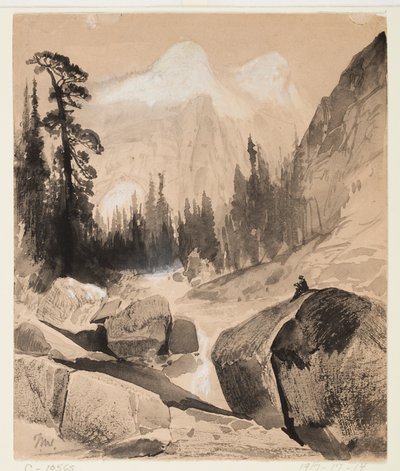 The North Dome, Yosemite, California av Thomas Moran