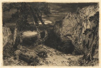 Twilight i Arizona av Thomas Moran