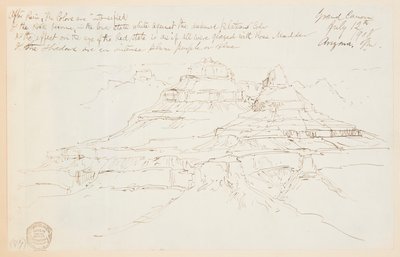 To klipper i Grand Canyon, Arizona av Thomas Moran