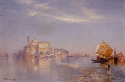 Utsikt over Venezia av Thomas Moran