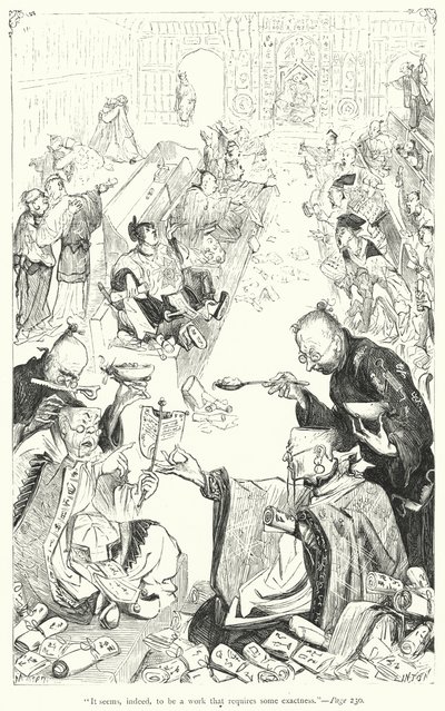 Illustrasjon for Gullivers reiser av Jonathan Swift (gravering) av Thomas Morten