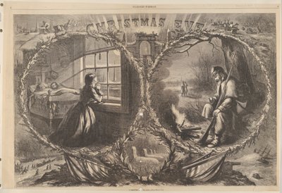 Julaften, 1862 fra Harpers Weekly, 3. januar 1863. av Thomas Nast