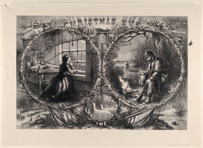 Julaften utgitt Harpers Weekly, 3. januar 1863, 1863. av Thomas Nast