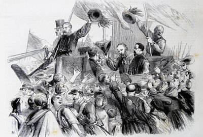Garibaldis inntreden i Napoli, 1860 av Thomas Nast