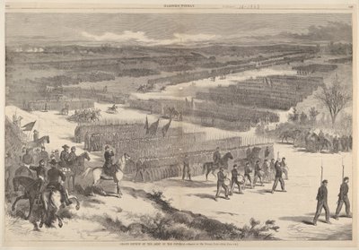 Grand Review of the Army of the Potomac - Tegnet av Mr. Thomas Nast fra Harpe..., 10. oktober 1863. av Thomas Nast