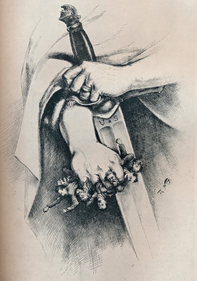 Liberty is not Anarchy, 1886, 1929 av Thomas Nast