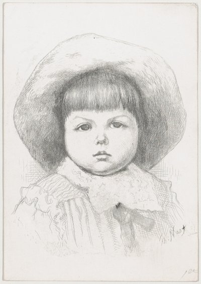 Portrett av et barn Cyril Nast, etter 1879., etter 1879. av Thomas Nast