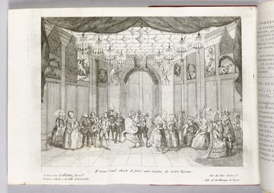 "Han gjør deg kysk og ren i hendene på din ektefelle", illustrasjon fra "The Marriage of Figaro" av Pierre Augustin Caron de Beaumarchais, 1784 av Thomas Naudet