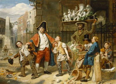 Den avbrutte kampen, 1858 av Thomas P. Hall