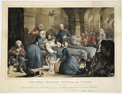 The Great Military Hospital i Scutari, trykt av Stannard und Dixon, 24. februar 1855 av Thomas Packer