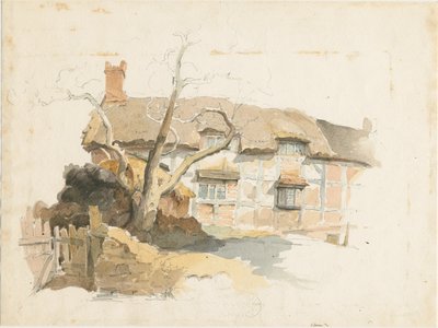 Wolseley - Hytte: vannfargemaleri, nd [1817-1845] av Thomas Peploe Wood