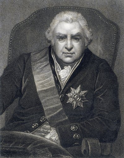 Joseph Banks, president for Royal Society PRS, botaniker, 1800-tallet av Thomas Philips