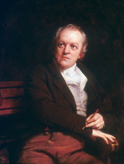 William Blake , engelsk mystiker, poet, kunstner og gravør, 1807 av Thomas Phillips