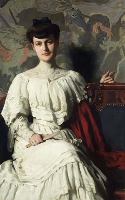 Portrett av Marthe Hientz, ca. 1906 av Thomas Pollock Anschutz