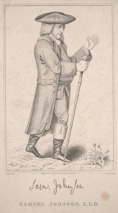 Samuel Johnson, På hans Highland-turné i 1773 av Thomas Priscott