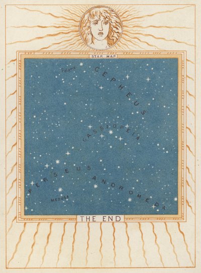 Perseus og Andromeda (farge litho) av Thomas Ralph Spence