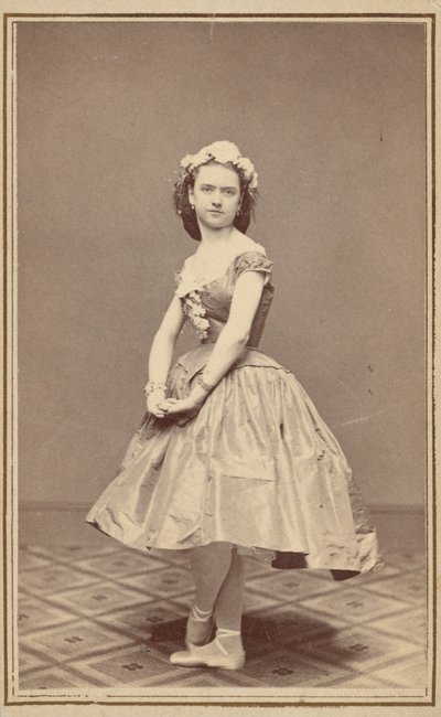 Portrett av en ballettdanser, ca. 1860 (foto) av Thomas Rice Burnham