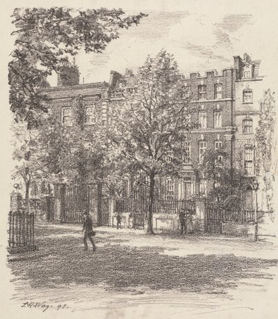 No.4 Cheyne Walk, Chelsea av Thomas Robert Way