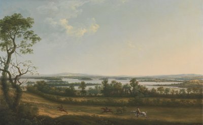 Lough Erne fra Knock Ninney, med Bellisle i det fjerne, County Fermanagh, Irland av Thomas Roberts