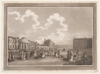 The Steine An Excursion to Brighthelmstone, 1. juni 1790., 1. juni 1790. Skapere: Thomas Rowlandson, Samuel Alken. av Thomas Rowlandson, Samuel Alken