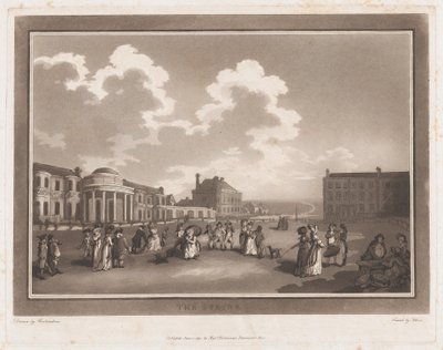 The Steine An Excursion to Brighthelmstone, 1. juni 1790., 1. juni 1790. Skapere: Thomas Rowlandson, Samuel Alken. av Thomas Rowlandson, Samuel Alken