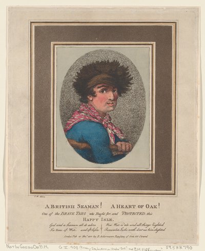 En britisk sjømann! A Heart of Oak!, 15. november 1801., 15. november 1801. av Thomas Rowlandson