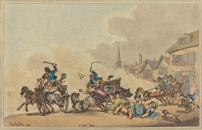 Et vognløp av Thomas Rowlandson