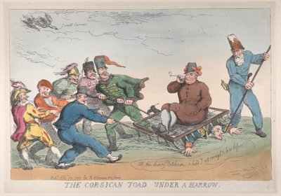 En korsikansk padde under en harv, 27. november 1813., 27. november 1813. av Thomas Rowlandson
