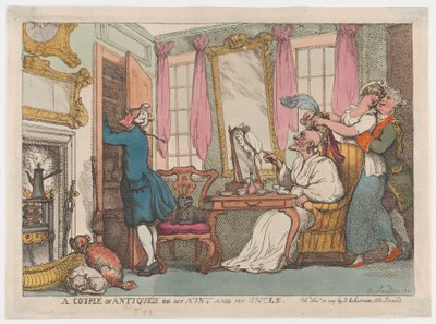 Et par antikviteter eller min tante og min onkel, 20. november 1807., 20. november 1807. av Thomas Rowlandson
