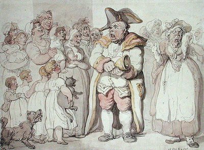 A Cry for a Cat (penn og blekk og akvarell på papir) av Thomas Rowlandson