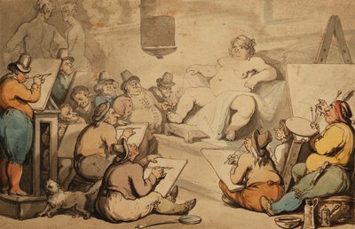 Et nederlandsk akademi, av Thomas Rowlandson