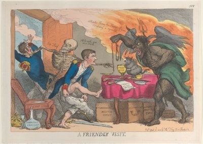 Et vennlig besøk, 16. april 1814., 16. april 1814. av Thomas Rowlandson