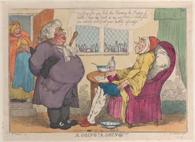 A Going! A Going!!!, [1809], gjenutgitt 1813., [1809], gjenutgitt 1813. av Thomas Rowlandson