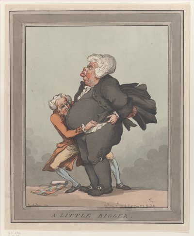A Little Bigger, 18. mai 1791., 18. mai 1791. av Thomas Rowlandson