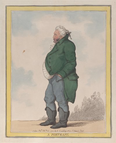 A Portrait George, 3rd Earl of Pomfret, 26. februar 1812., 26. februar 1812. av Thomas Rowlandson