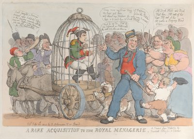 En sjelden anskaffelse til Royal Menagerie, 28. juli 1815., 28. juli 1815. av Thomas Rowlandson