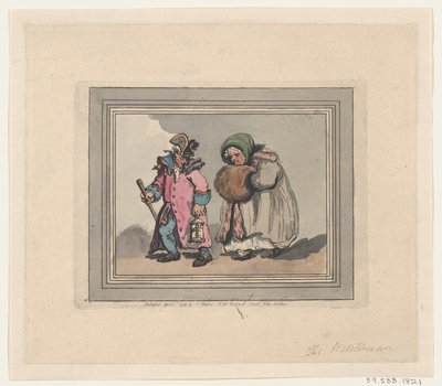 En retur fra et besøk, 3. april 1798., 3. april 1798. av Thomas Rowlandson