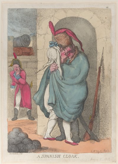 En spansk kappe, 2. mars 1812., 2. mars 1812. av Thomas Rowlandson