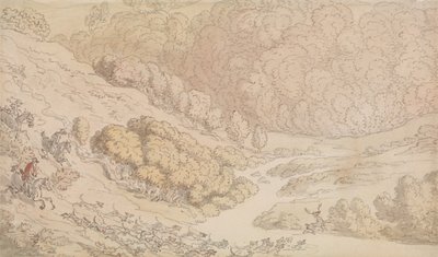 En hjortejakt i West Country av Thomas Rowlandson