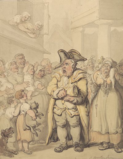 En byskriker av Thomas Rowlandson