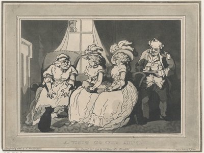 Et besøk hos tanten, 20. desember 1794., 20. desember 1794. av Thomas Rowlandson