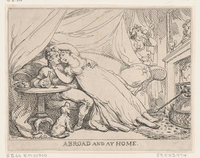 Utenlands og hjemme, 28. februar 1807., 28. februar 1807. av Thomas Rowlandson