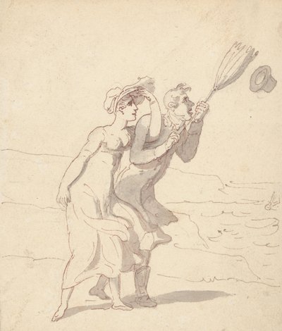 Albumtegning av Thomas Rowlandson