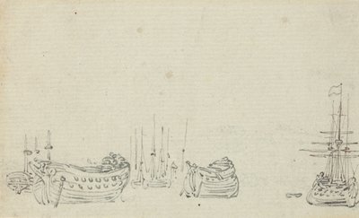 Albumtegning av Thomas Rowlandson