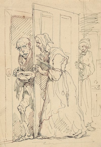 Albumtegning av Thomas Rowlandson