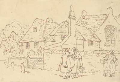 Albumtegning av Thomas Rowlandson
