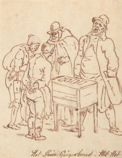 Albumtegning av Thomas Rowlandson