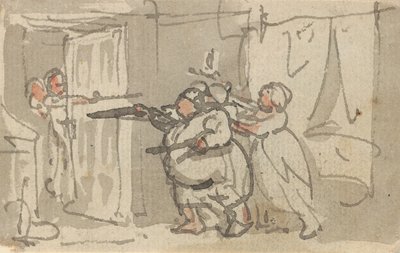 Albumtegning av Thomas Rowlandson